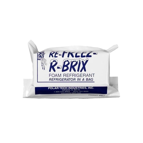 Re-Freeze R Bricks 4 x 2 1/4 x 1-1/2'' Re-Freez-R-Brix Cold Bricks, 48PK BUY00027138 - main